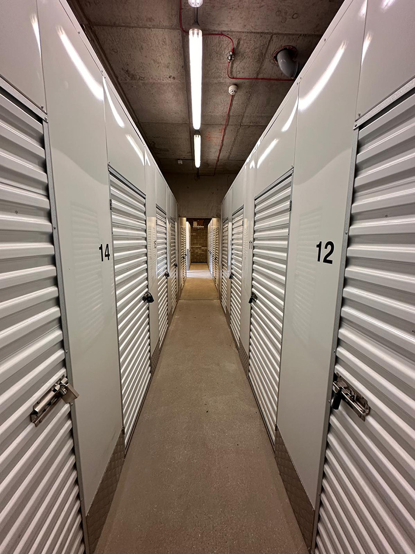 Professional storage units with ground floor access